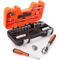 Bahco S330 Top 14 & 38 34-Piece Socket Set - Premium Quality, Ultimate Performance!